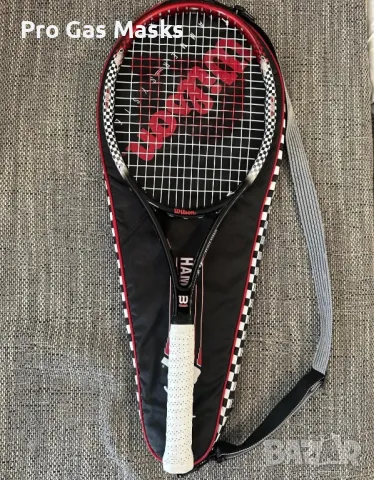 Професионална Тенис ракета Tennis Racquet Wilson Hammer 8.2 Flat Beam Swing index System Stretch Pws, снимка 1 - Тенис - 49392448