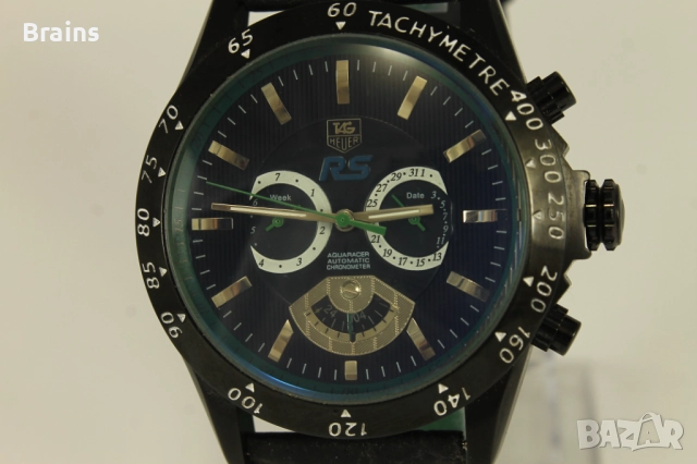 НОВ Мъжки Хронограф TAG HEUER RS Mercedes Benz SLR Automatic, снимка 3 - Мъжки - 52524579
