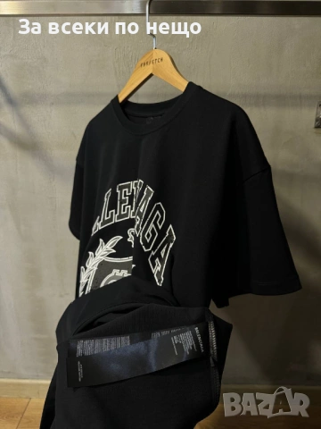 Balenciaga Мъжка Черна Тениска👕Мъжка Блуза С Къс Ръкав В Черен Цвят Код MensPoint82, снимка 3 - Тениски - 53716778