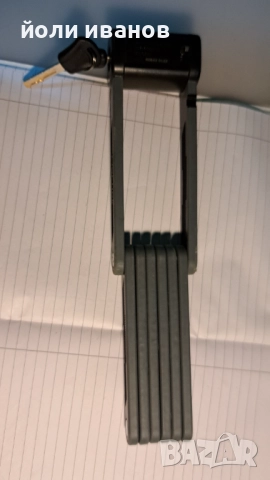 Катинар за велосипед с 8 метални планки,нов ,с два ключа, снимка 6 - Велосипеди - 52539865