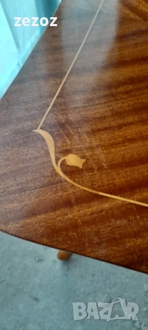 Маса холна с интарзия-№138, снимка 7 - Маси - 50983983