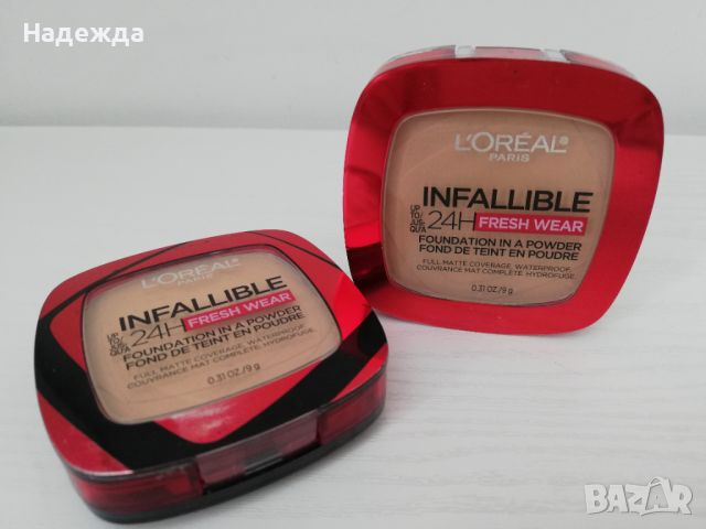 Пудра фон дьо тен Loreal Infallible 24H Fresh Wear -180, снимка 1 - Декоративна козметика - 45795697