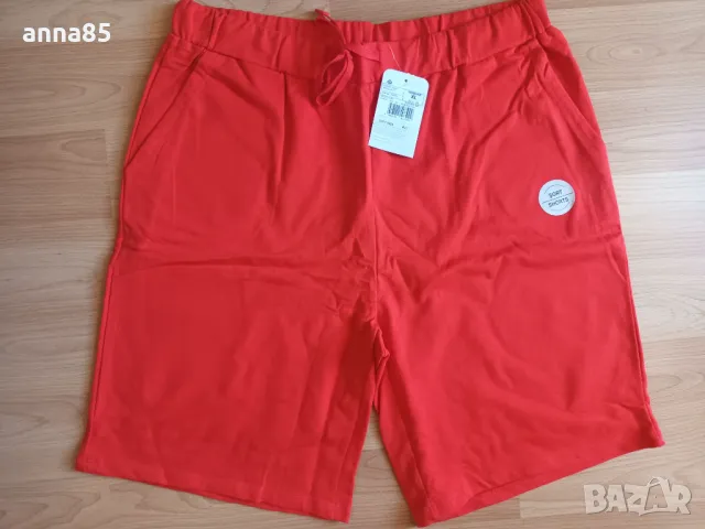 Нови Червено - оранжеви къси панталонки ХЛ
