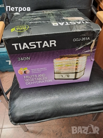 Уред за сушене на плодове,зеленчуци и месо на 5 нива TIASTAR GGJ-261A, снимка 2 - Други - 52114755