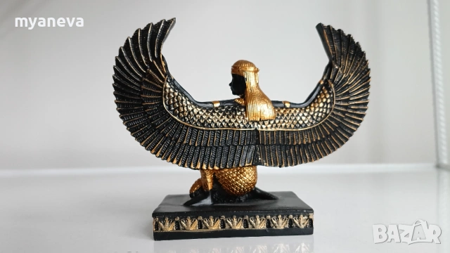 Изида, египетска  богиня на магията, брачната вярност, мъдростта , майчинството, снимка 4 - Статуетки - 53470900