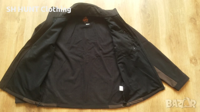 MUSK OX Softshell Jacket размер L за лов риболов горница вятърно устойчива - 2233, снимка 9 - Екипировка - 53638701