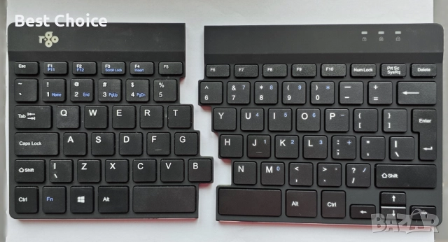 Ергономичната клавиатура R-Go Split Break, снимка 5 - Клавиатури и мишки - 52769462