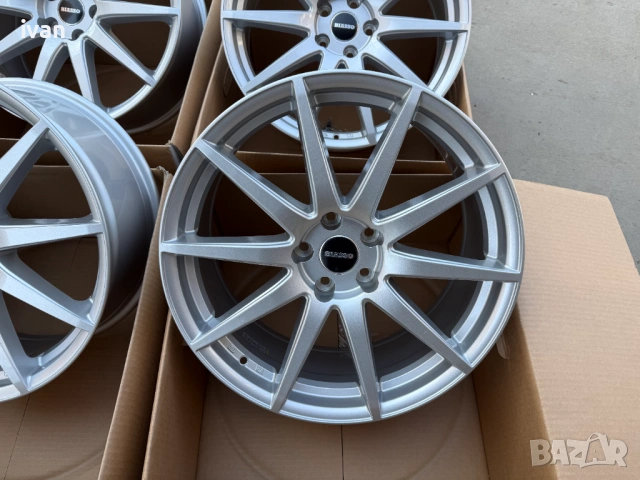 4 бр. чисто нови алуминиеви джанти BIASSO 19 цола 5x112 , централен отвор 66.6 , ET32, 8J, снимка 3 - Гуми и джанти - 53873400