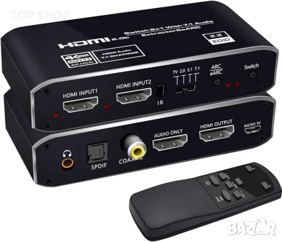 ElecHavk HDMI Switch Switche 4K HDMI превключвател слич, снимка 1 - Друга електроника - 48743770