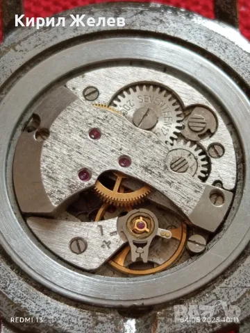 Стар механичен часовник мъжки ЗАРЯ СССР 17 камъка за ремонт части КОЛЕКЦИЯ 48125, снимка 8 - Антикварни и старинни предмети - 50149166