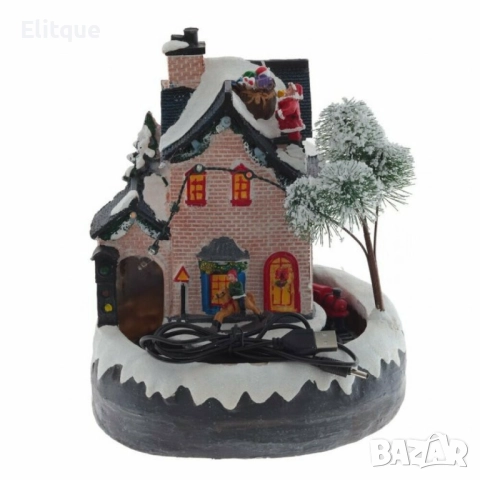 Коледна светеща декорация с Дядо Коледа - Оживете празничния дух у дома, снимка 5 - Други стоки за дома - 52832189