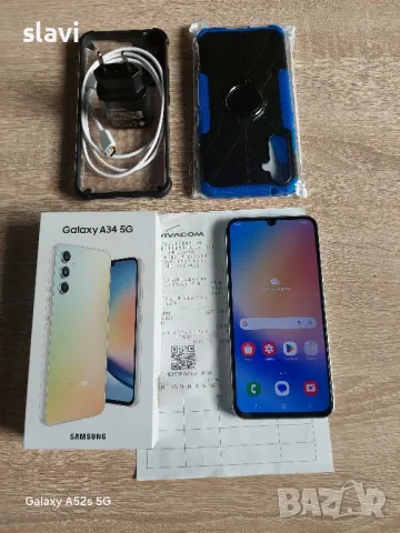 Samsung A34 5G 6/128GB Гаранция Виваком , снимка 1 - Samsung - 48109907