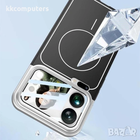 GKK Магнитен Калъф за Xiaomi 17 Pro - PC, Детайлен капак за камера, С включено стъкло, 4 цвята, снимка 6 - Калъфи, кейсове - 53885088