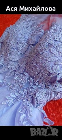 Официална рокля р-р М,цвят-бебешко лилав, снимка 1 - Рокли - 46445724