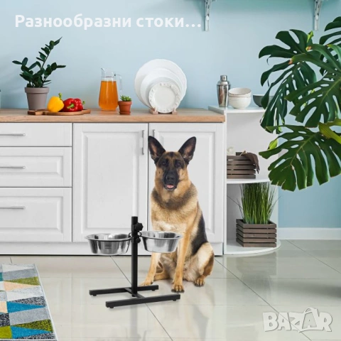 🐾 Стойка с регулируеми купи за куче
