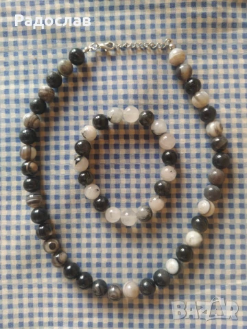 колие и гривна от ахат