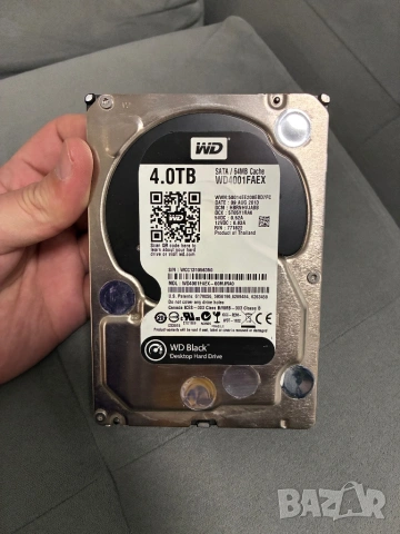 WD 4TB Black Edition HDD- Хард диск
