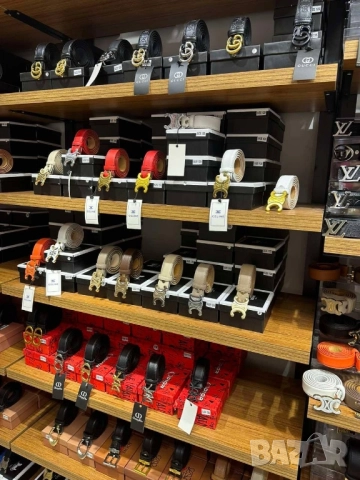 колани от естествена кожа в кутия celine hermes ysl saint laurent , снимка 5 - Колани - 51699964