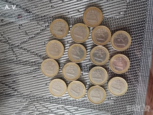 1 евро 7 различни държави 