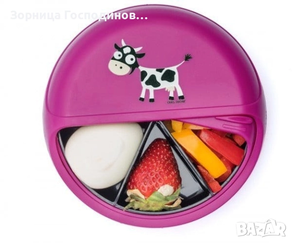  	Продавам кутия за снакс Bentodisc 18,5 см с 5 отделения на фирмата Carl Oscar , снимка 3 - Други - 51435127