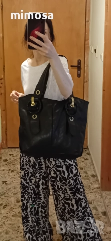 Кожена дамска чанта