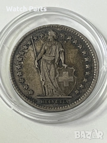 Сребърна монета 1 Fr. 1913, снимка 2 - Нумизматика и бонистика - 53004911