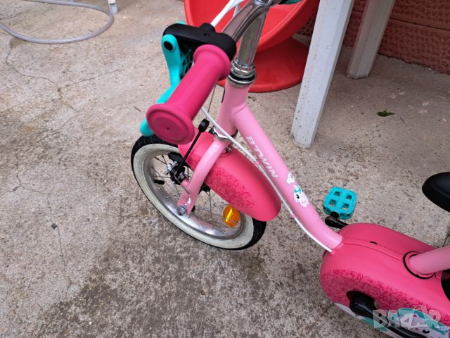 Детски велосипед B-TWIN 14", снимка 6 - Детски велосипеди, триколки и коли - 45542475
