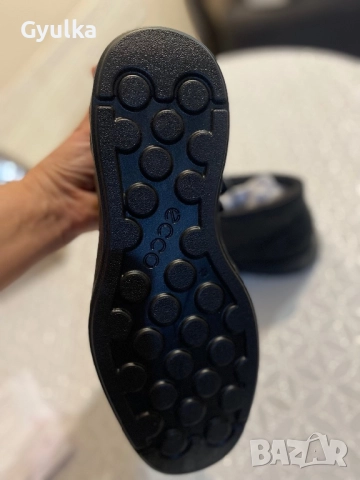 ECCO оригинални мъжки обувки 42 от естествена кожа, снимка 4 - Ежедневни обувки - 52582955