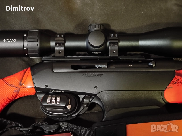 Оптика Hawke Endurance 30 WA 1.5-6х44+ стоманени рингове Rusan за монтаж към Picatinny 30мм 