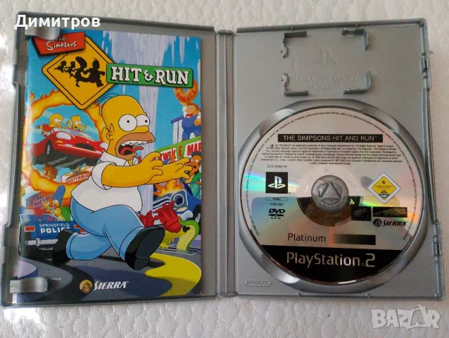 The Simpsons Hit&Run+Final Fantasy ps2 PAL , снимка 6 - Игри за PlayStation - 47168044