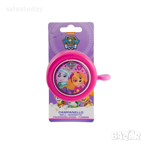 Звънец за колело на Пес Патрул за колело, метален, Paw Patrol, розов, снимка 2 - Аксесоари за велосипеди - 51013946