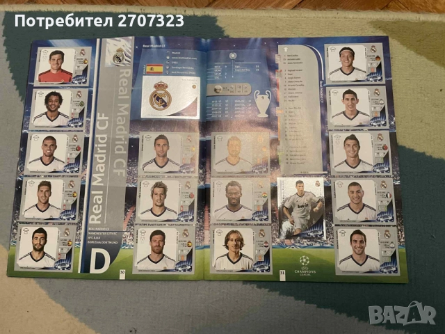 Албум Панини Шампионска Лига 2012/13 - 100% попълнен, снимка 5 - Списания и комикси - 51473793