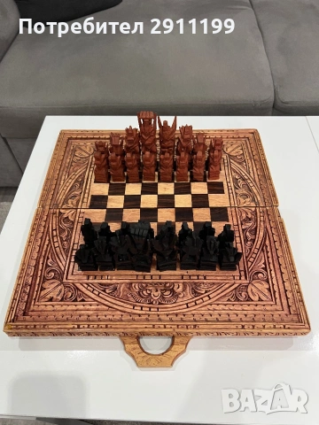 Антикварен шах от Китай, снимка 2 - Шах и табла - 53335560