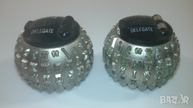 Топки за пишещи машини IBM Selectric, шрифт Delegate 10; typeballs, golf balls