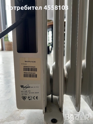 Маслен радиатор, използван, в добро състояние, снимка 3 - Радиатори - 53293608