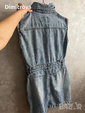 Дънкова рокля, снимка 2 - Рокли - 50819677