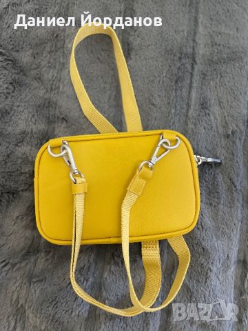 Жълта свежа чантичка тип портфейл , снимка 3 - Чанти - 45083992