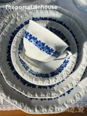 Rosenthal Maria сервиз за хранене и кафе за 6 човека Отлично състояние, снимка 3 - Сервизи - 50541363