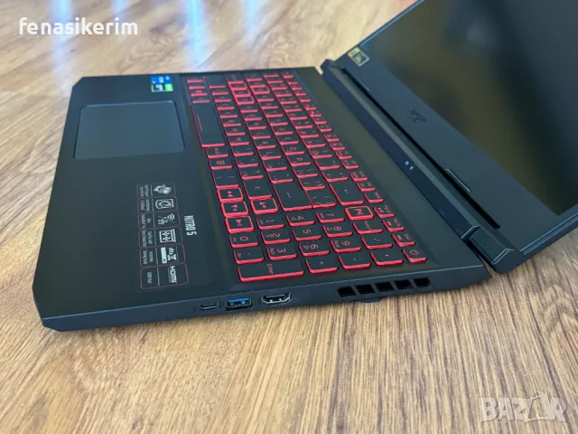 15.6' 144Hz IPS Core i5-11300H Acer Nitro 5 16GB DDR4/512GB NVMe/Подсветка/Nvidia GTX 1650 4GB DDR6, снимка 10 - Лаптопи за игри - 46909133
