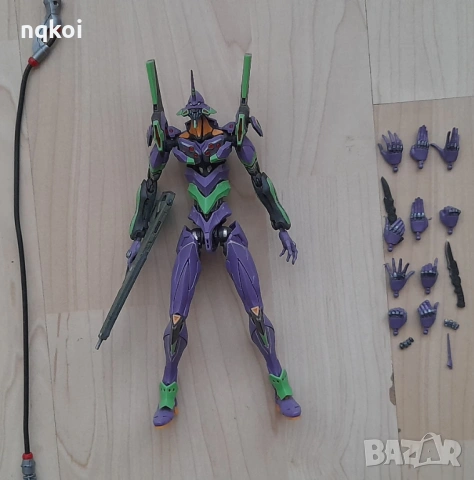 Bandai RG EVA-01 Unit-01 модел кит, сглобен + защитен слой
