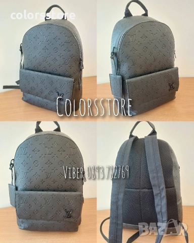 Мъжки черна раница Louis Vuitton кодSG52E