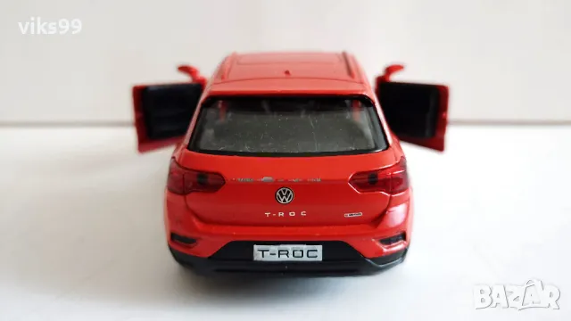  Volkswagen T-ROC RMZ City MAT RED 1:32, снимка 4 - Колекции - 47139133