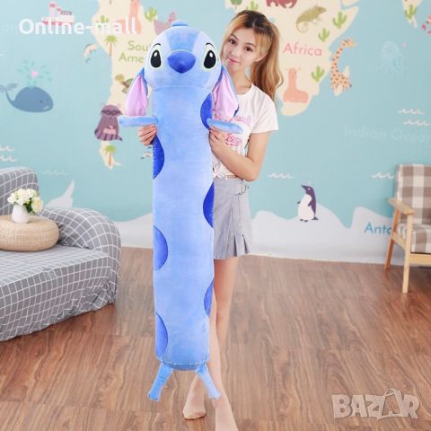 Плюшена играчка Възглавница Стич Stitch, Голяма играчка, снимка 8 - Плюшени играчки - 46730119