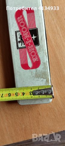 Стара метална кутия за моливи KOH-I-NOOR, снимка 6 - Антикварни и старинни предмети - 46280095