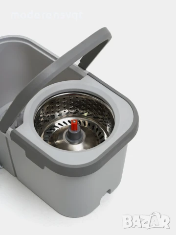 Кофа центрофуга 360° метална лукс, снимка 7 - Мопове, кофи, четки и метли - 51287760