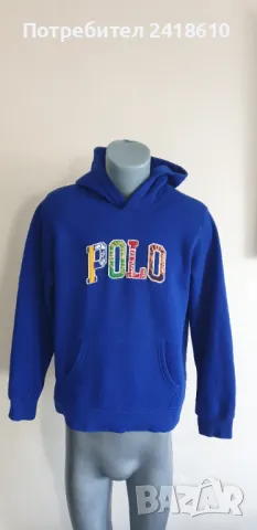 POLO Ralph Lauren Cotton Mens Size S /M ОРИГИНАЛ! Мъжки Суичер!, снимка 7 - Спортни дрехи, екипи - 47865982