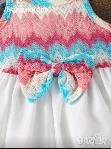 Рокля за малка кукла , снимка 3 - Бебешки рокли - 52677047