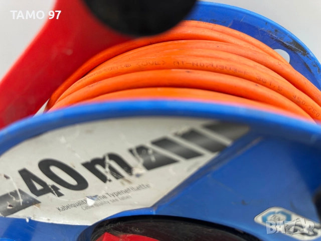 Качествени немски електрически удължители на макара по 40метра, снимка 5 - Други инструменти - 52683022