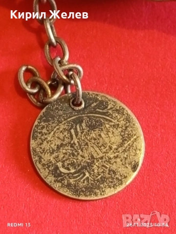 Винтидж брошка с филигран и червен камък АХАТ монети 52267, снимка 7 - Други - 52545907