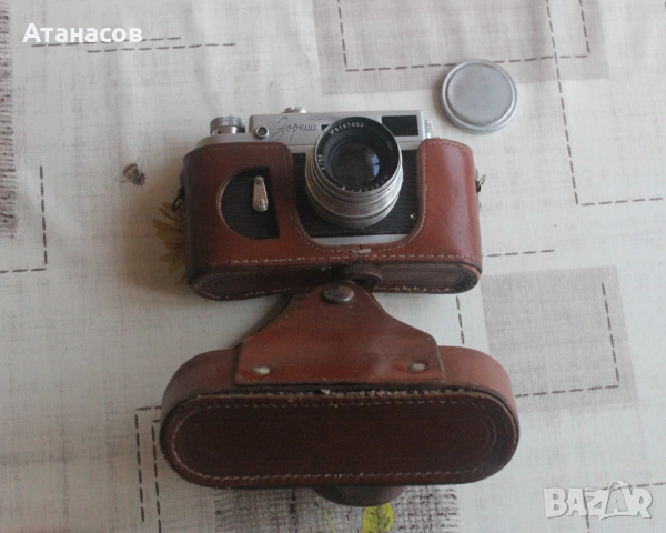 Обектив Юпитер 8 + фотоапарат Зоркий 4 , снимка 2 - Обективи и филтри - 53761533